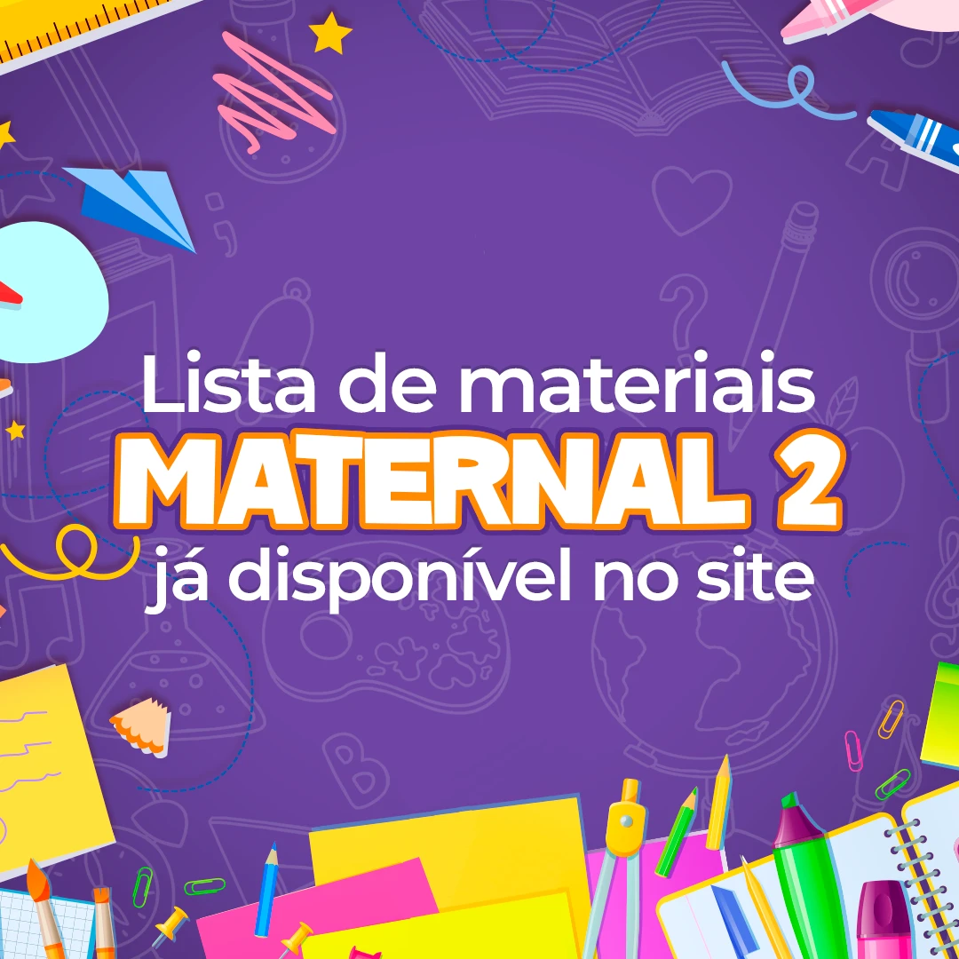 Lista de materiais - Maternal 2